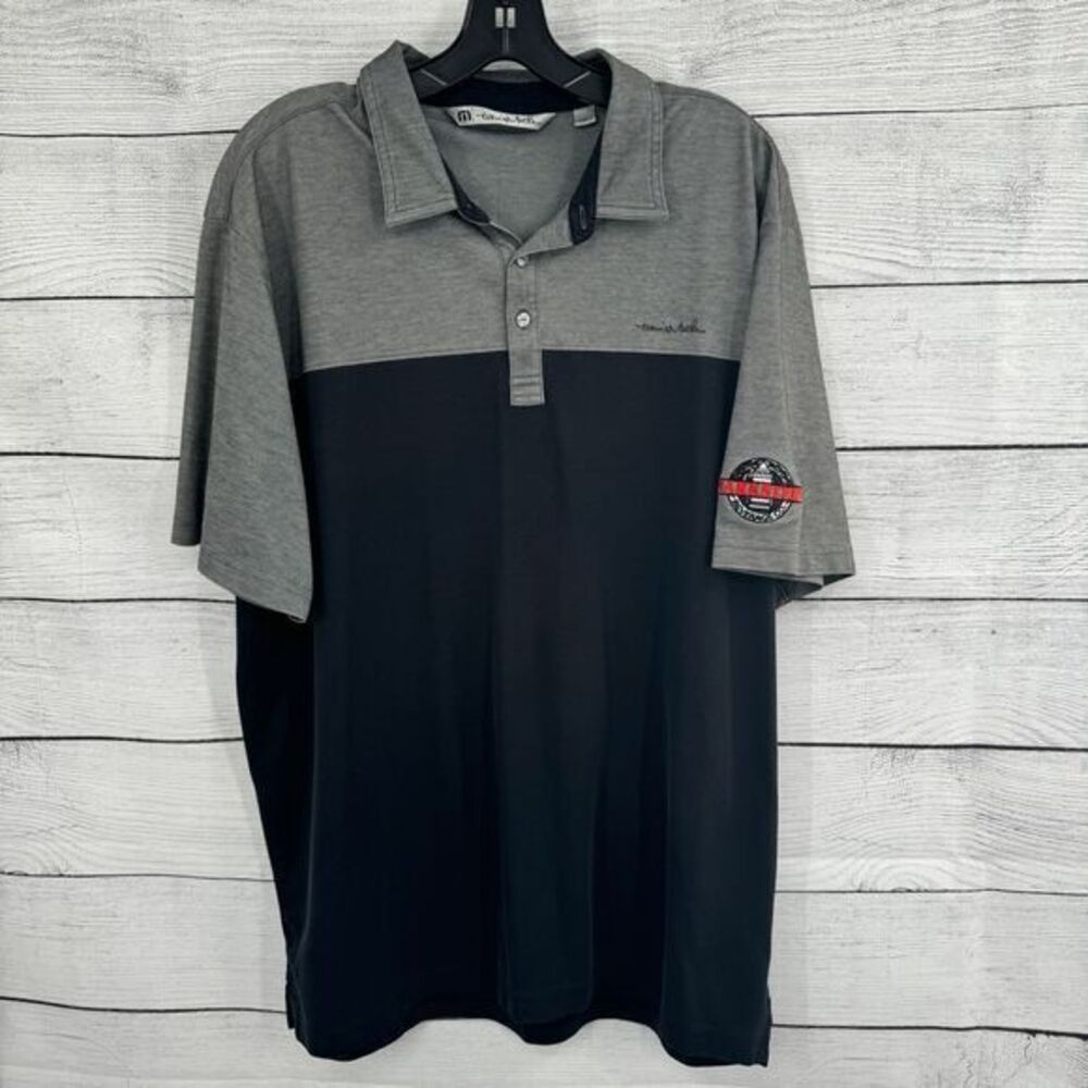 Travis Mathew Polo Shirt Men's‎ XXLTwo-Tone Golf Embroidery 2XL Casual
